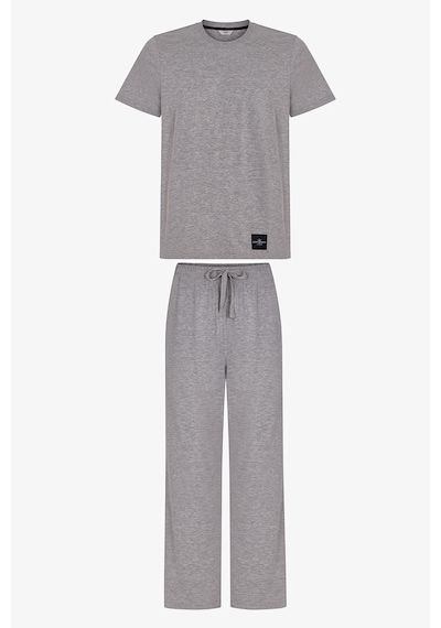 Penti Gri Gri Erkek Cloud Pantolon Pijama Takımı Gri Melanj