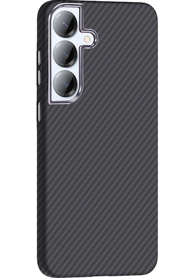 Goocamp Galaxy Uyumlu S25 Plus Kılıf M-safe Şarj Özellikli Karbon Fiber Görünümlü Gros Kapa N/a