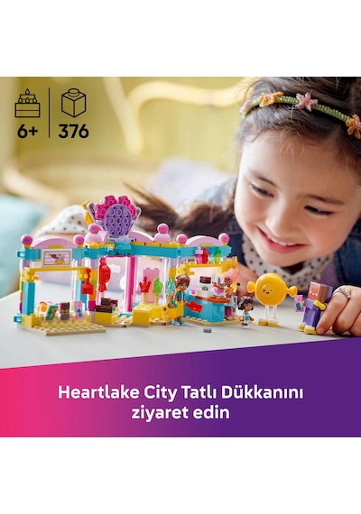 LEGO® Friends Heartlake City Şekerci Dükkanı 42649 - 6 Yaş ve Üzeri Çocuklar için Mini Bebek İçeren Yaratıcı Oyuncak Yapım Seti (376 Parça) LEGO® Friends Heartlake City Şekerci Dükkanı 42649 - 6 Yaş ve Üzeri Çocuklar için Mini Bebek İçeren Yaratıcı Oyuncak Yapım Seti (376 Parça)