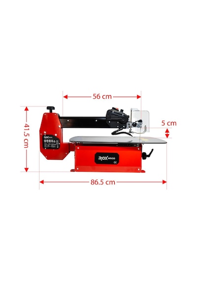 Rox Wood 0292 Değişken Hızlı Açılı Kıl Testere Dekupaj Makinası 560 Mm