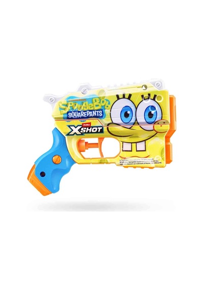 X-shot Jr. Sünger Bob Kare Pantolon Fast-fill Su Tabancası - Patrick Ve Spongebob Serisi Çok Renkli