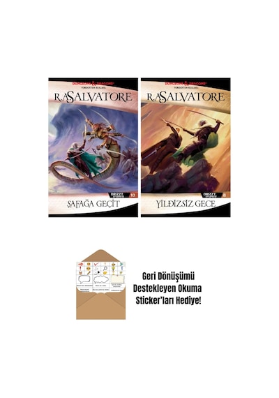Şafağa Geçit Drizzt Efsanesi 10. Kitap + Yıldızsız Gece Drizzt Efsanesi 8. Kitap