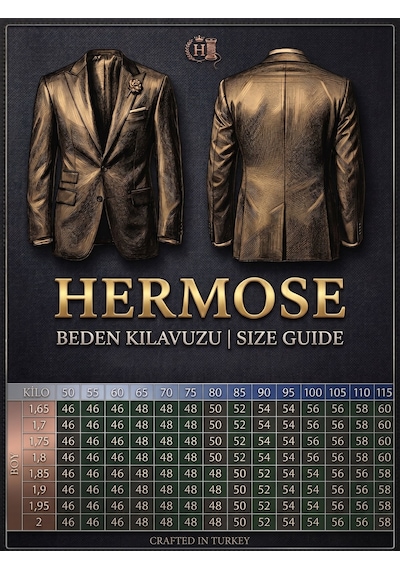 Hermose Siyah Çizgili Keten Kruvaze Takım Elbise 8 Drop