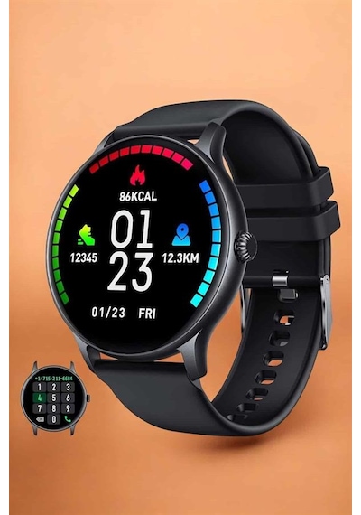 Akıllı Saat Sesli Görüşme Bluetooth Bağlantılı 3 Kordonlu