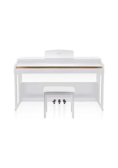 Jwin Sapphire Sdp-214 Çekiç Aksiyonlu 88 Tuşlu Dijital Piyano + Tabure - Beyaz