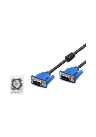 Hadron Hdx7848 Vga Kablo Od 6.0 Mm 3+4 10mt - Siyah Mavi Kdo
