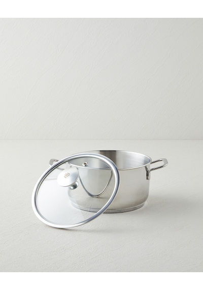 English Home Siena Çelik Mini Tencere 16x8 Cm Silver Silver