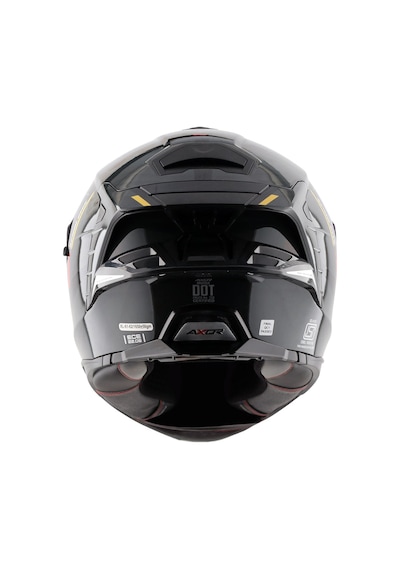 Axor Brutale Kryptıc Full Face Kapalı Kask Parlak Sarı - Siyah