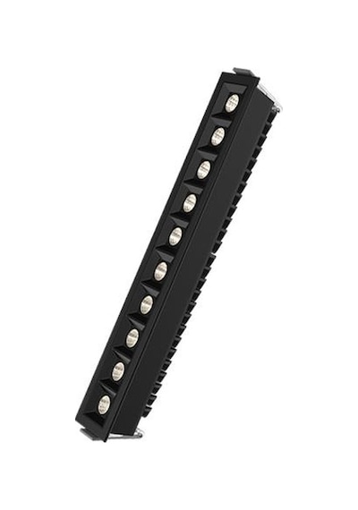 25w Sıva Altı Lensli Armatür Cri 95 3000 Kelvin Siyah