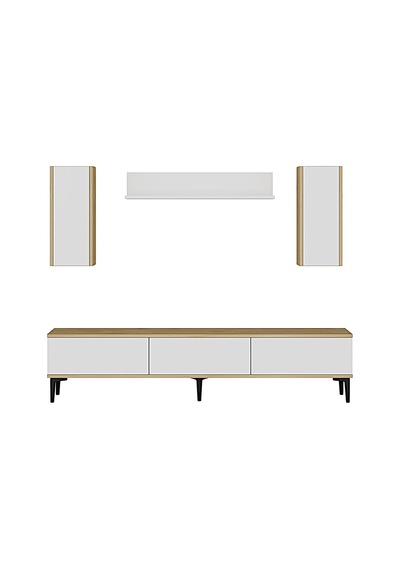 Tvr1899db - Aplos Tvr180 Tv Ünitesi Takım , Tv Sehpası Safirmeşe-beyaz Kapak 180cm Tvr1899db - Aplos Tvr180 Tv Ünitesi Takım , Tv Sehpası Safirmeşe-beyaz Kapak 180cm