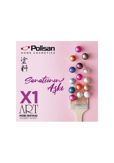 X1 Art Vernikli Hobi Boyası Antik Pembe 120 Ml Antik Pembe