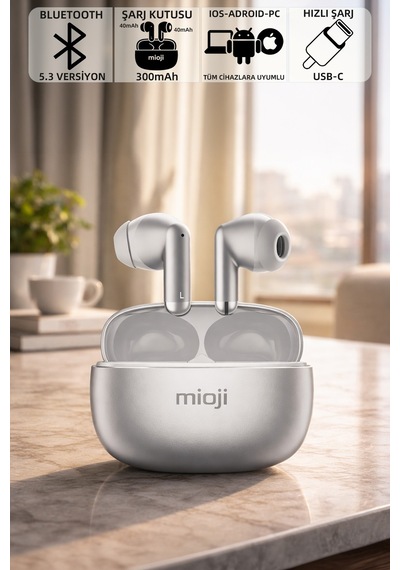 Mioji Air Buds 3 Kablosuz Bluetooth 5.3  Kulak İçi Kulaklık