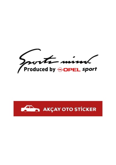 Sport Mind Opel Sticker Araba Sticker Opel Oto Sticker