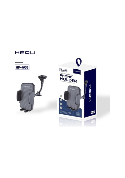 Hp-a06 Uzun Cam Mesafeli Araçlar İçin Esnek Kollu Vakumlu Telefon Tutucu 360 Dönebilen Başlık Diğer