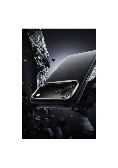 Joko Apple İphone 17 Pro Max Wonder Deri Magsafe Kapak - Siyah 0.2M-Çok Renkli