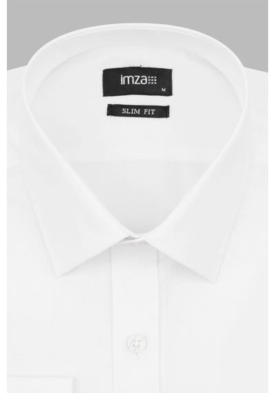 İmza Beyaz Uzun Kollu Bez Ayağı Sert Yaka Cepsiz Pamuklu Basic Slim Fit Dar Kesim Gömlek 1004240057-beyaz Beyaz İmza Beyaz Uzun Kollu Bez Ayağı Sert Yaka Cepsiz Pamuklu Basic Slim Fit Dar Kesim Gömlek 1004240057-beyaz Beyaz