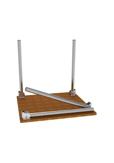 Tempo Masa Ayağı Katlanır Krom Metal 71 cm 4 Adet