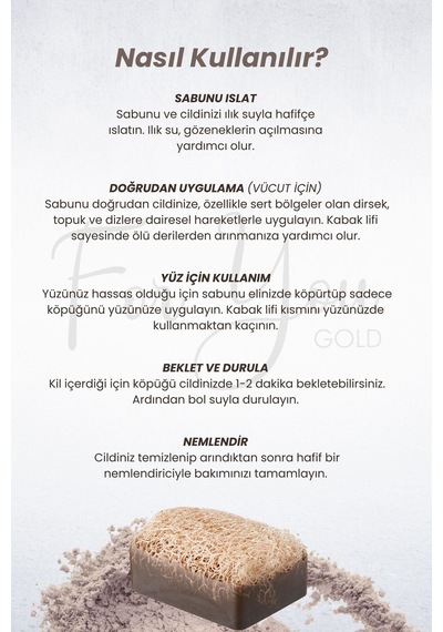 Kil Özlü Kabak Lifli Sabun Kabak Lifi - Lavanta