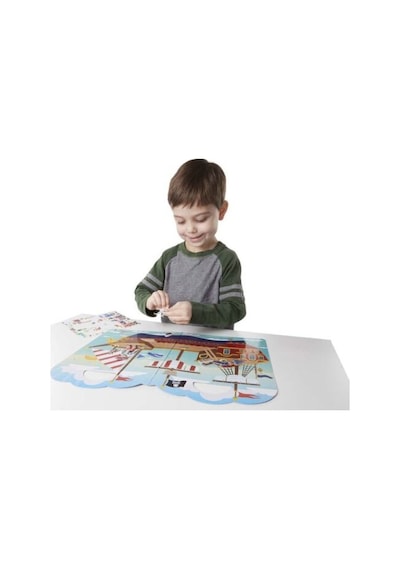 Melissa And Doug Kabartmalı Tak Çıkar Çıkartma Seti Korsanlar