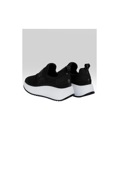Tw Tonny White Tokyo176-1-112 Taşlı Spor Sneaker Ayakkabı Siyah