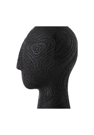 Mudo Home Modern Siyah Biblo 13x17x28 Cm