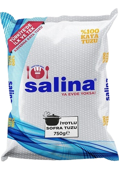 Salina İyotlu Sofra Tuzu 750 G X6 Adet