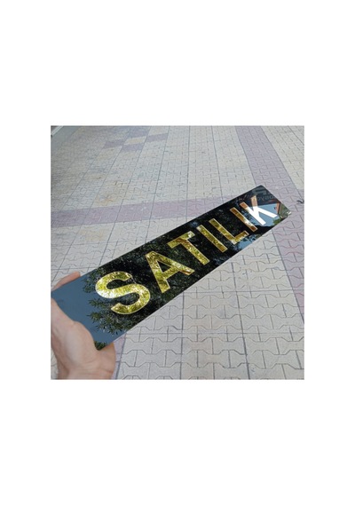 Satılık Dekor Plakalık - Pleksi 1 Ad. - 52 X 11 Cm - Tüm Araçlara Uyumlu - 576638727