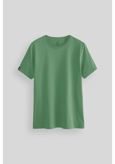 Tommylife Tommy Life Pastel Yeşil Erkek Basic Kısa Kol Standart Kalıp O Yaka T-shirt - 87911 Pastel Yeşil