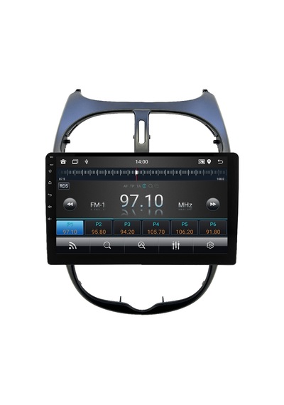 Peugeot 206 Android Multimedya Sistemi 2006-2011 Crv-4427xd