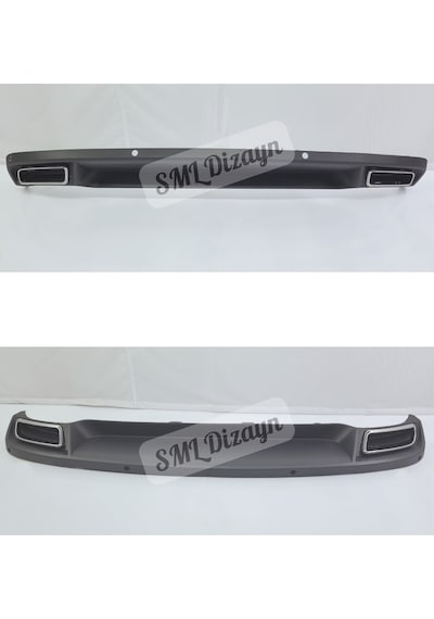 Skoda Superb 2015-2018 Kare Egzoz Difüzör-difizör Plastik
