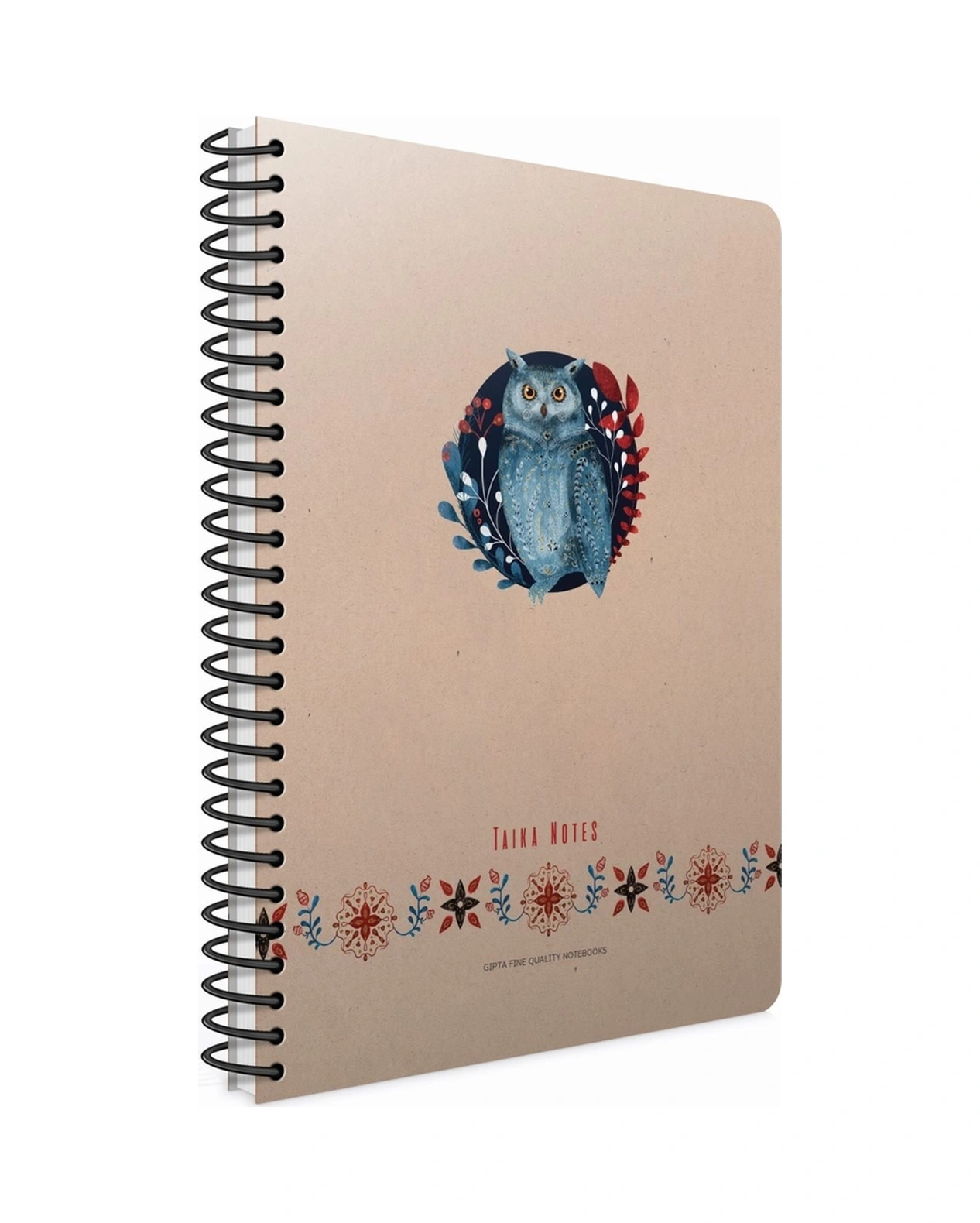 Taika Notes Spiralli Sert Kapak Defter 17x24 120 Yaprak Çizgili 4 Lü Paket Karışık