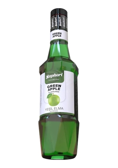 Saphori Yeşil Elma Aromalı Kokteyl Şurubu 700 Ml