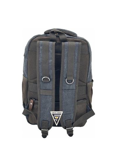 Ççs London 51567 Kanvas Laptop Bölmeli Sırt Çantası Siyah