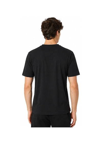 TOMMYLIFE Tommy Life Basic Erkek Tshirt Bisiklet Yaka Siyah 88506