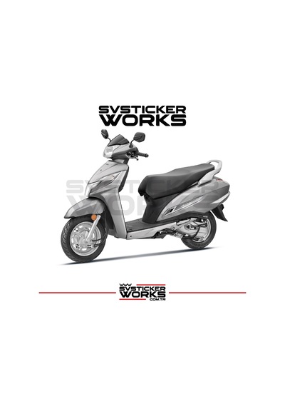 Honda Activa S Far Sticker Şeffaf Folyo Siyah