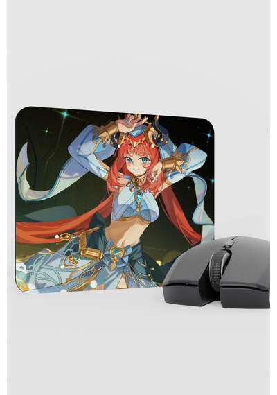 Nilou Genshin Impact Anime Gacha V1 - 22x18 Gaming Mouse Pad Fare Altlığı