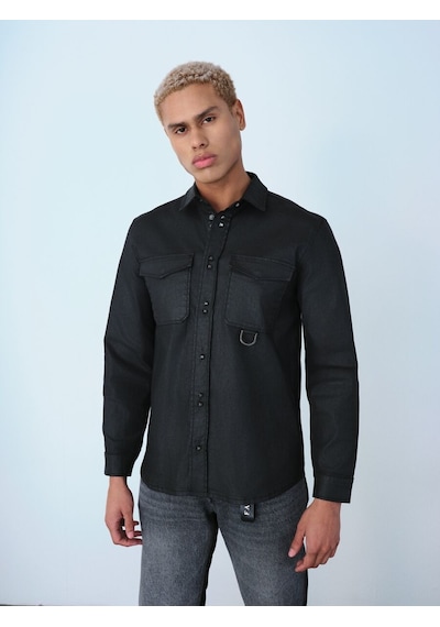 LOFT Regular Fit Erkek Gömlek U.kol Lf2038036 Q1.v1 Denim