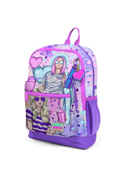 Coral High Kids Pembe Mor Fashion Girl Desenli Okul Sırt Çantası 23755 Coral High Kids Pembe Mor Fashion Girl Desenli Okul Sırt Çantası 23755