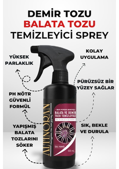 Altınoran Profesyonel Boya Koruma Seti - Demir Tozu Sökücü + Çizik  Pasta Cila + Sio3 Pro Seramik Wax
