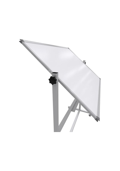 Emaye Yüzey 360 Dönerli Mobil Yazı Tahtası 90x120cm Beyaz