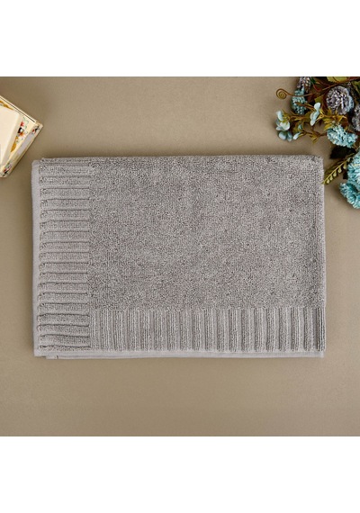 Soft Patte Ayak Havlusu - Gri - 50x70 Cm Renkli