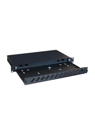Hcs Datalight. Sc F.O Patch Panel Modülü 1U 12 Port Boş Siyah Dup