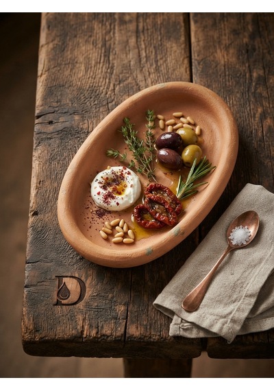 Toprak Güveç Kayık 21 Cm Balık Konfor Köfte