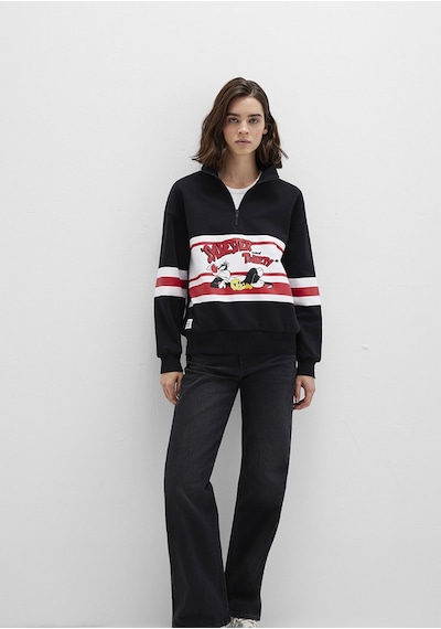 Mavi - Siyah Sweatshirt 1s10472-900 Siyah