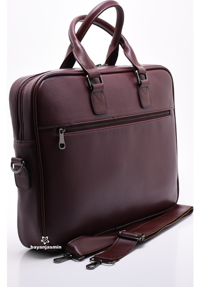 Bordo Laptop & Evrak Çantası Bordo