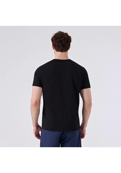Ellesse 6sm5025-bk Bisiklet Yaka Erkek T-shirt - Siyah