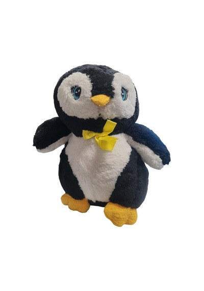 50 Cm Peluş Penguen Siyah Beyaz Yumuşak Dokulu Tüy Dökmeyen Oyuncak Çok Renkli