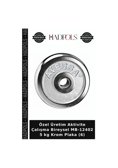 Özel Üretim Aktivite Çalışma Bireysel Mb-12402 5 Kg Krom Plaka 6 Metalik