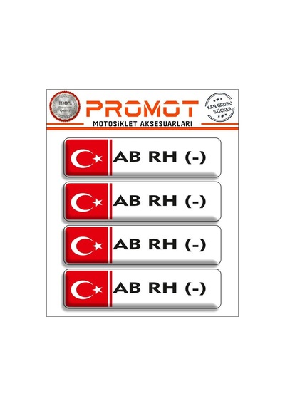 Kan Grubu 3d Sticker 4'lü Set 014 Diğer