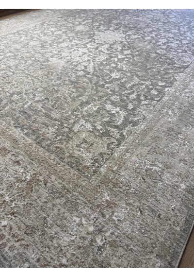 Hoom Rugs Venice Vnc 07 Gri Krem Üst Segment Salon Halısı